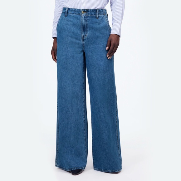 NWTMadewell Wide Sweep Denim Trousers - Picture 2 of 3
